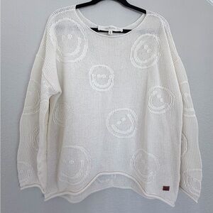 Peace love world boheme collection smiley sweater